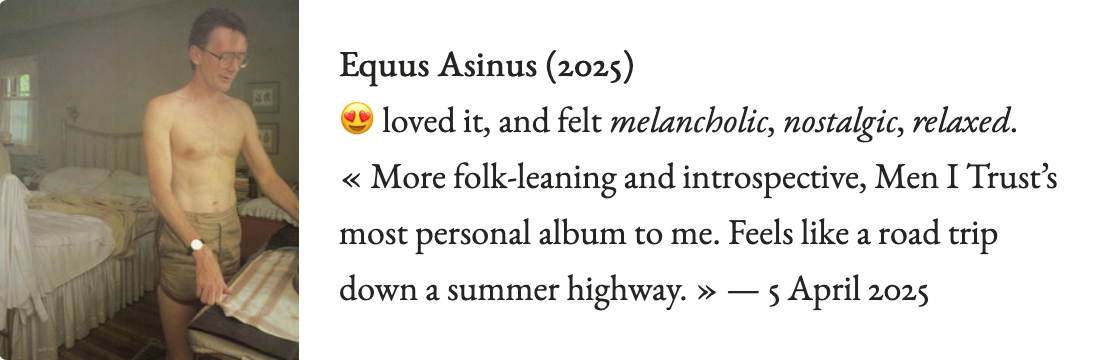 A screenshot of a review card